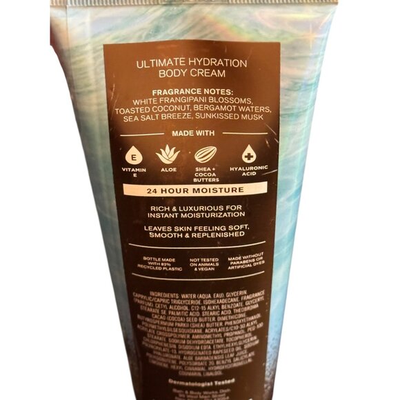 Bath & Body Works At The Beach Fine Fragrance Mist & Ultimate Hydration New - Picture 2 of 2